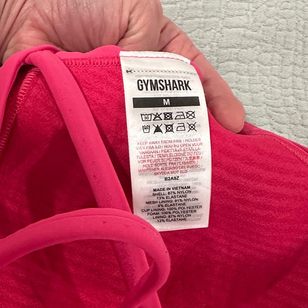 Gymshark Hot Pink Sports Bra - Picture 6 of 6